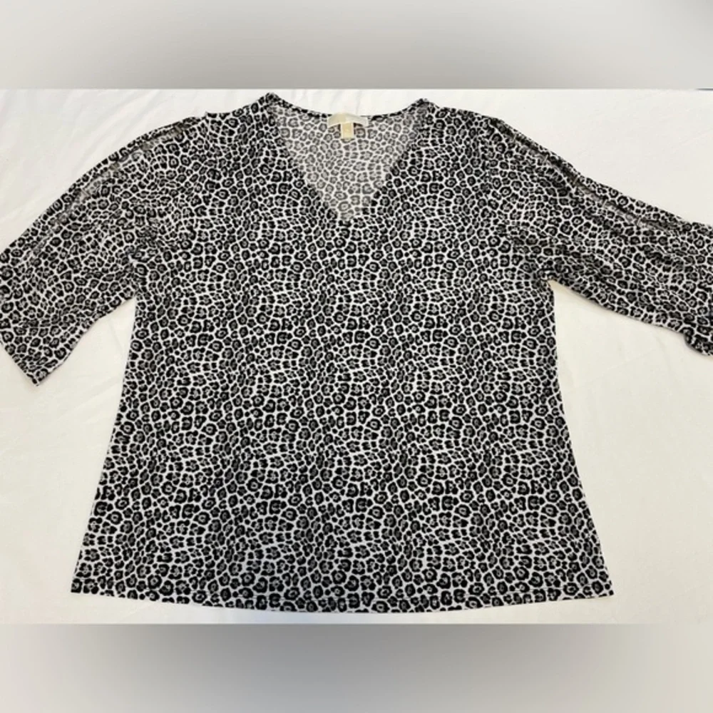 Michael Kors leopard print top 1x SI11‎